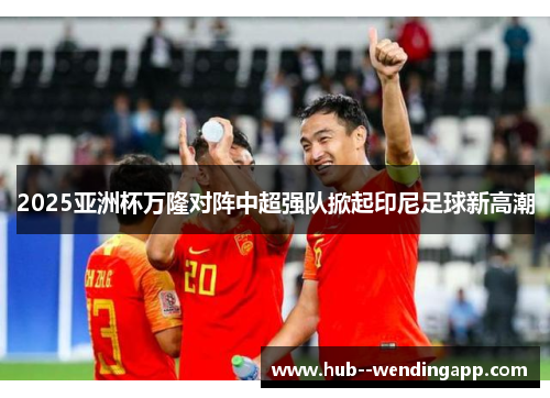 2025亚洲杯万隆对阵中超强队掀起印尼足球新高潮 2025亚洲杯万隆对阵中超强队掀起印尼足球新高潮